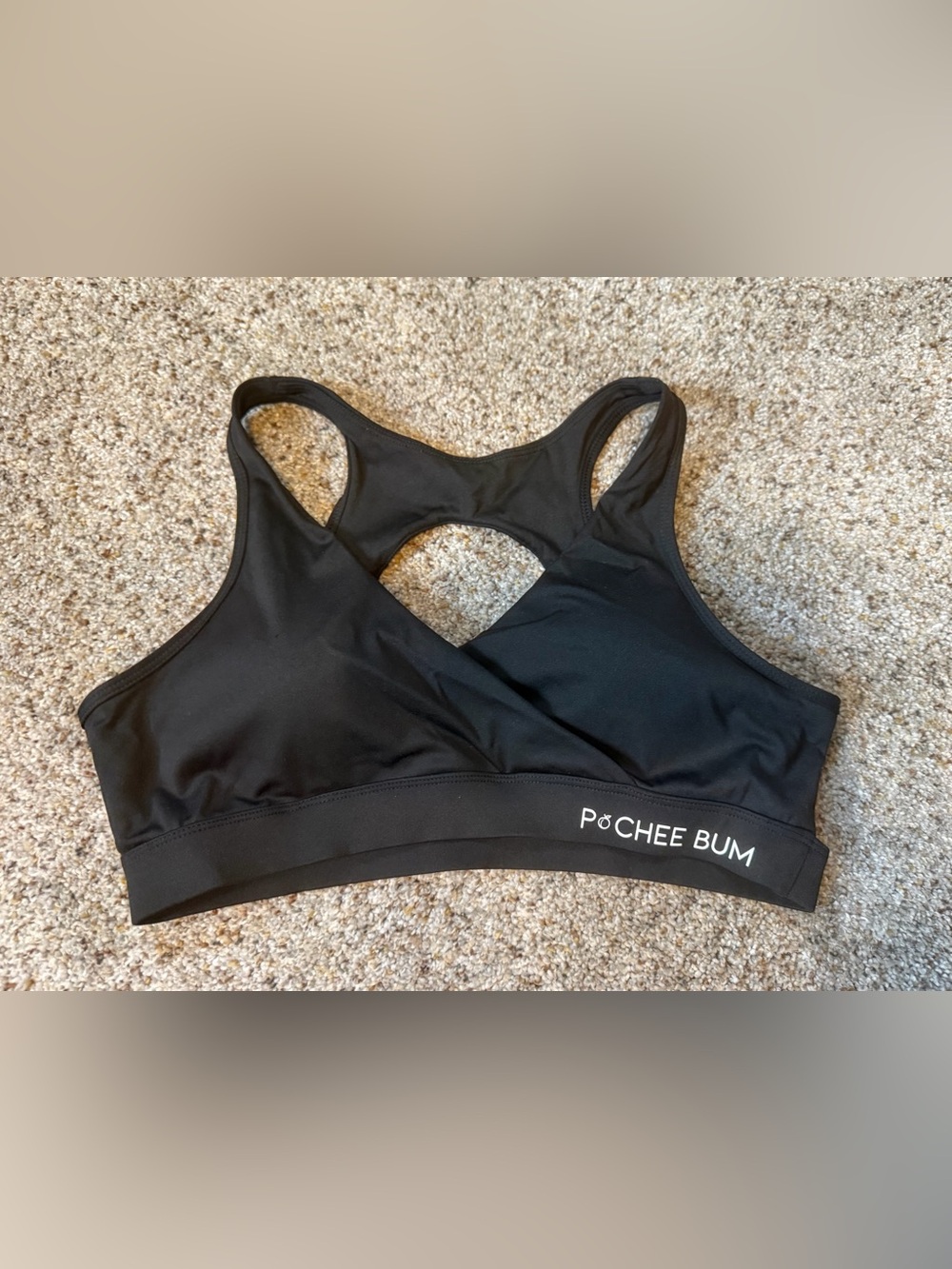 PcheeBum Black Sports Bra 🖤✨ NWOT Size Medium